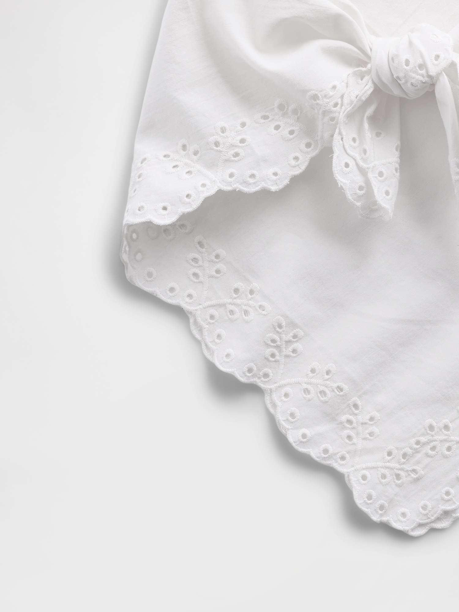 100% Cotton Eyelet Bandana Scarf