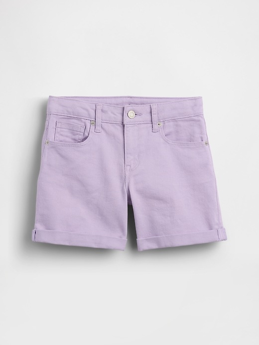 Image number 2 showing, Kids Denim Midi Shorts