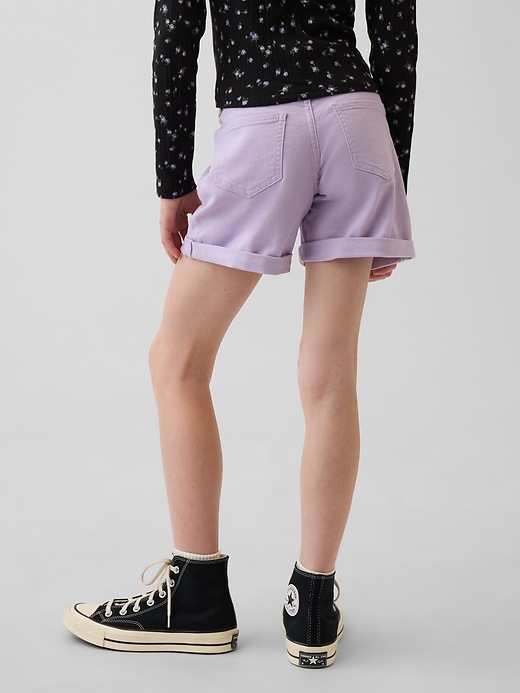 Image number 4 showing, Kids Denim Midi Shorts