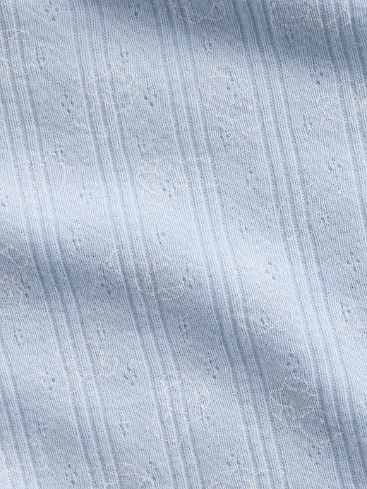 Image number 4 showing, Kids Pointelle Rib Fitted T-Shirt