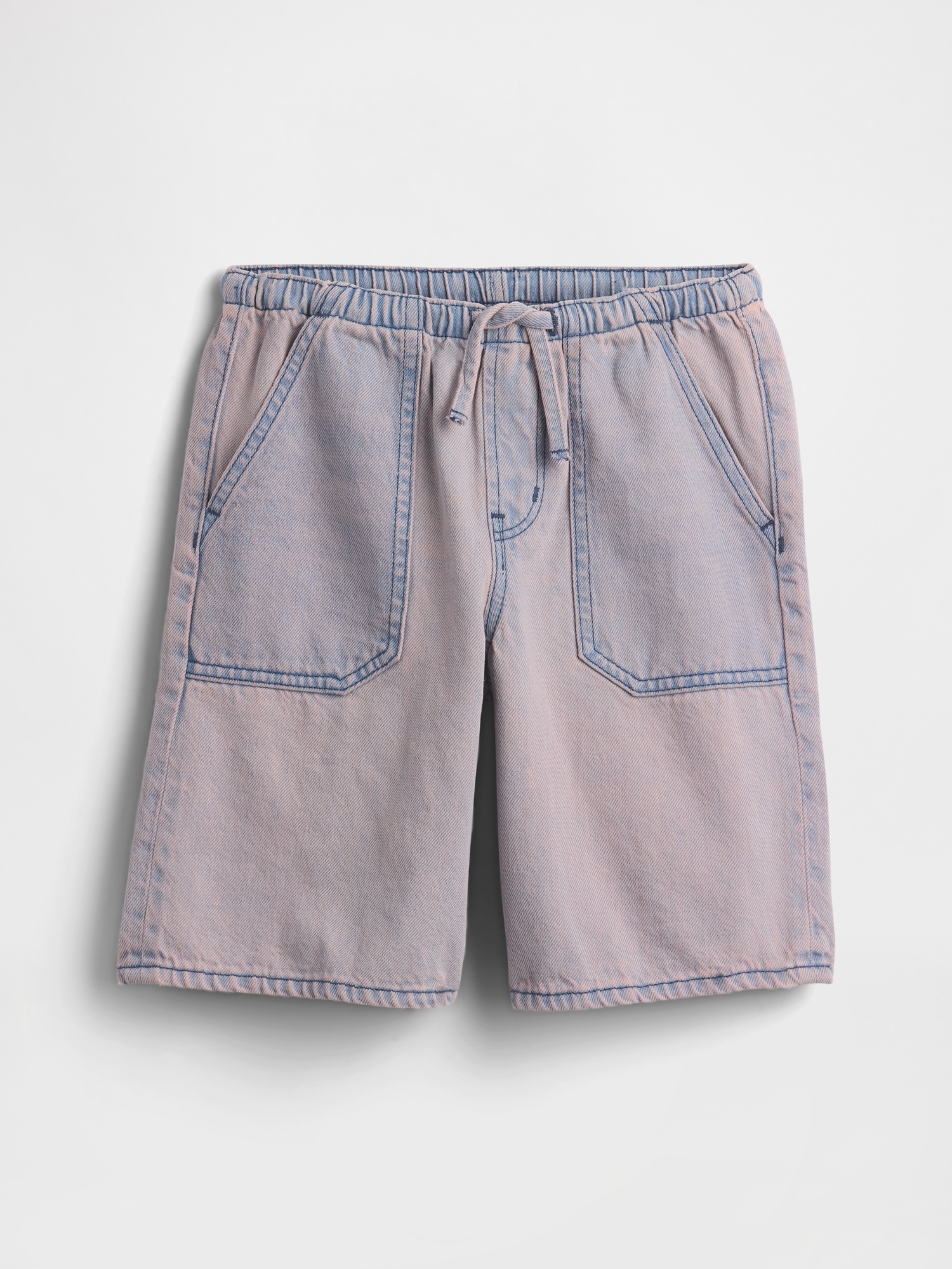 Детские шорты Gap Kids Low Rise Easy Longline Denim Shorts — фото 2