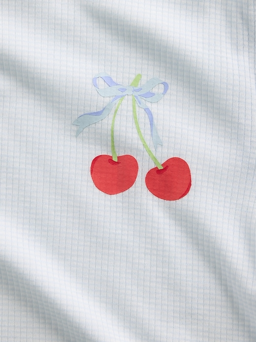 Image number 4 showing, Kids Recycled Rib PJ Short Set