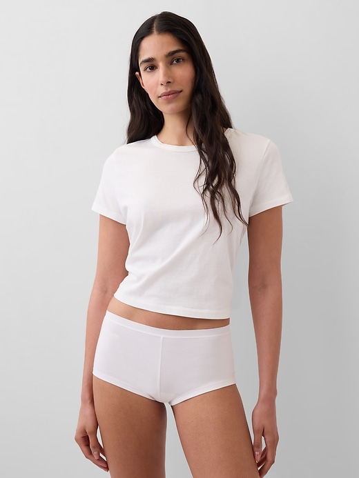 Image number 2 showing, Organic Stretch Cotton Logo Shorty (3-Pack)
