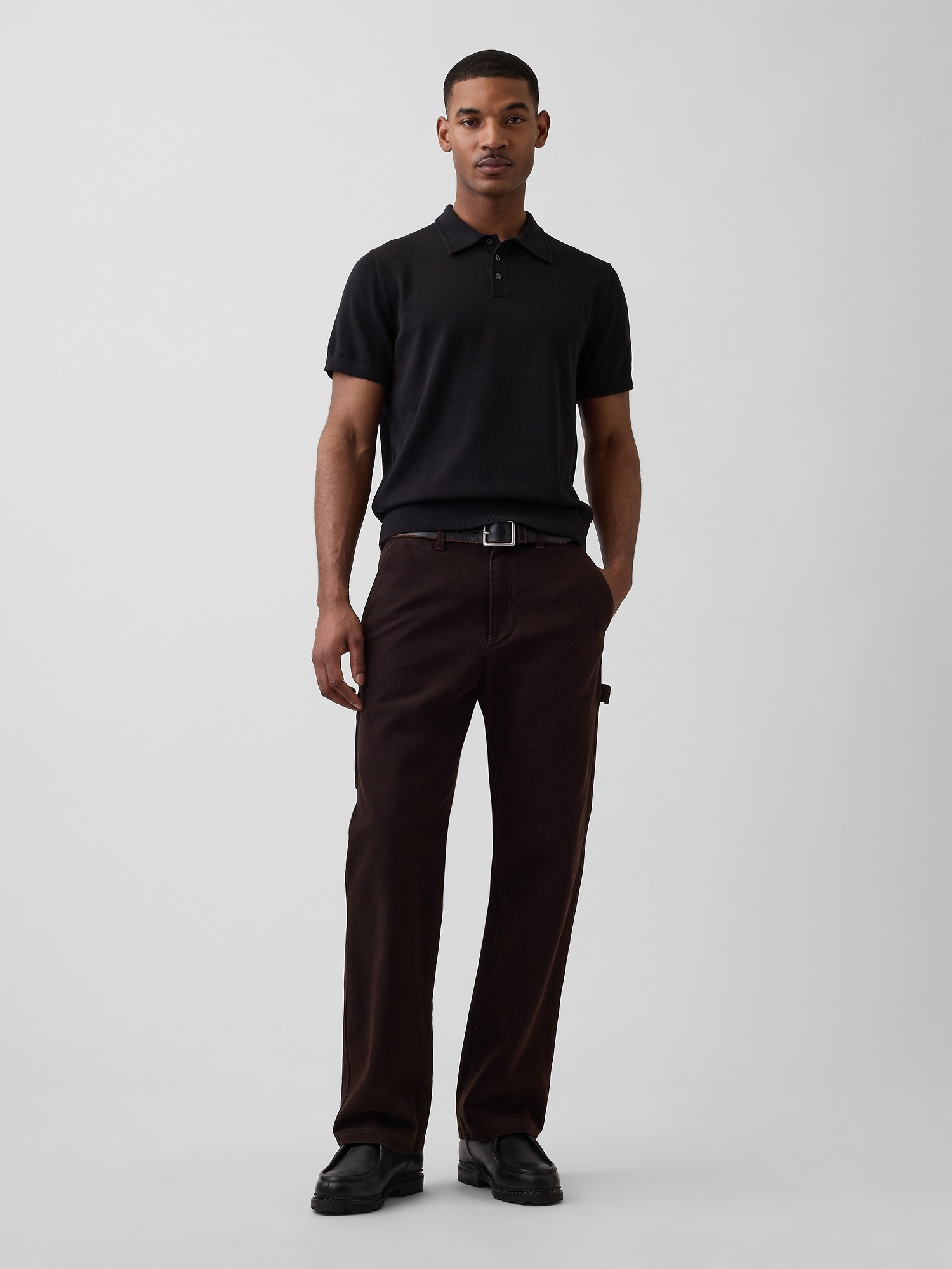 Мужские свитеры Gap Classic Polo Sweater — фото 2