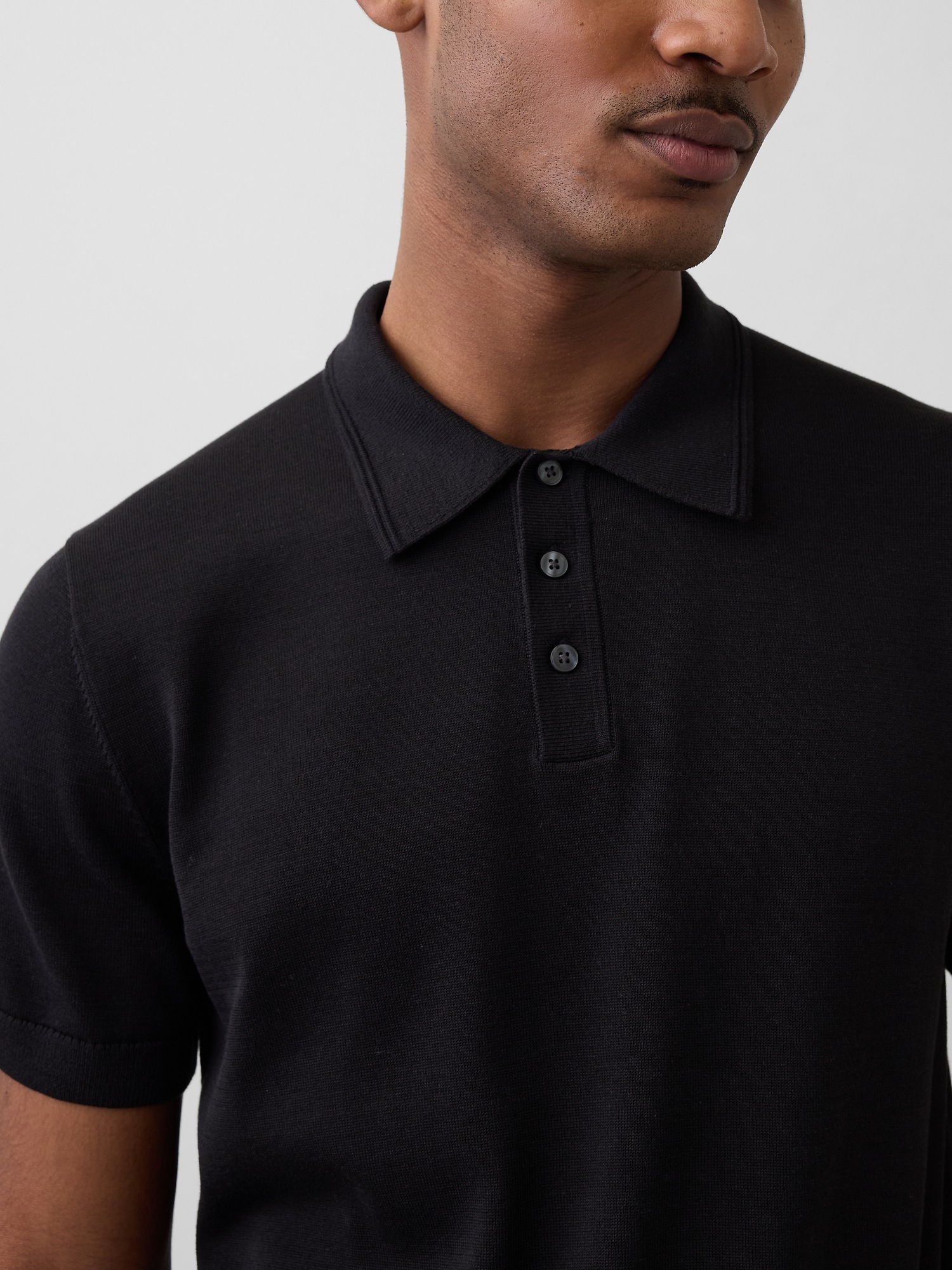 Мужские свитеры Gap Classic Polo Sweater — фото 3