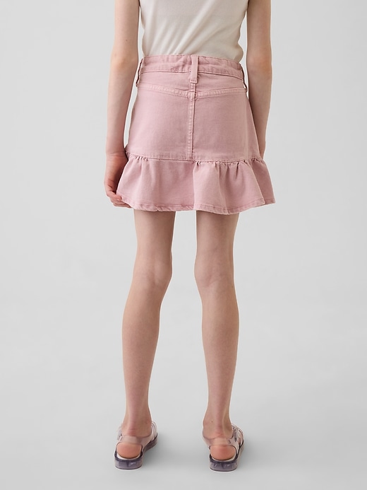 Image number 3 showing, Kids Denim Ruffle Skirt