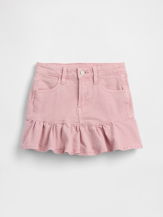 Image number 2 showing, Kids Denim Ruffle Skirt