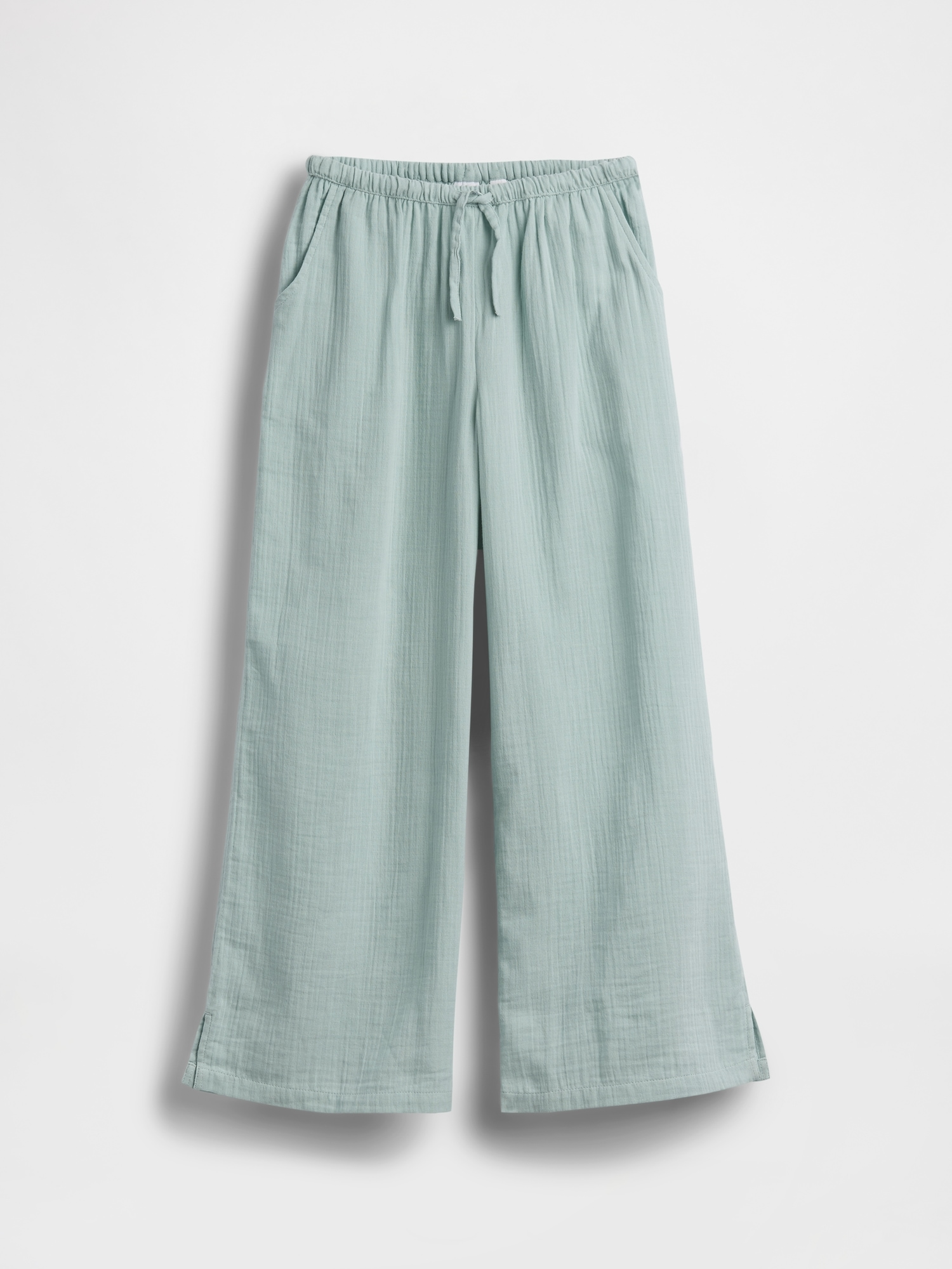 Детские брюки Gap Kids Cotton Gauze Wide-Leg Pants — фото 2
