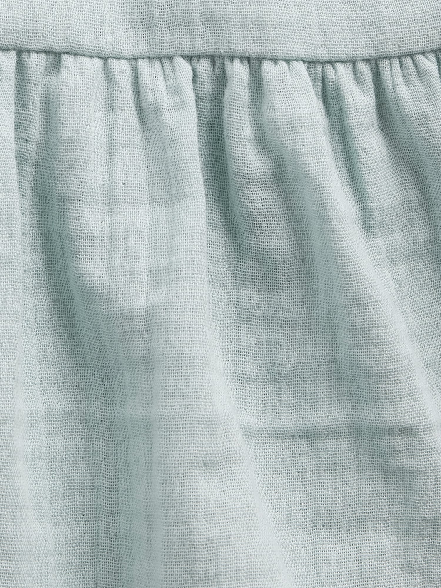 Kids Cotton Gauze Tiered Tank Top