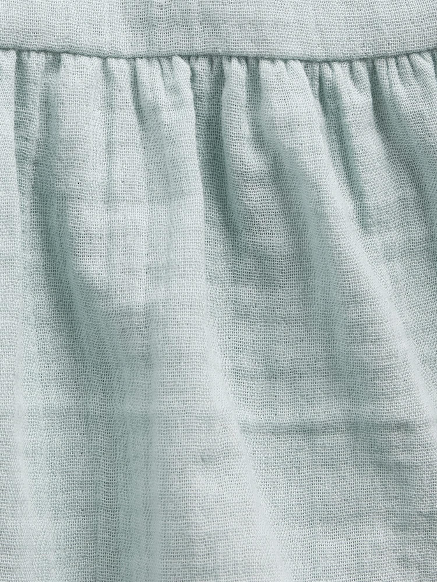 Детский топ Gap Cotton Gauze Tiered Tank Top, цвет: Fresh Water — фото 5