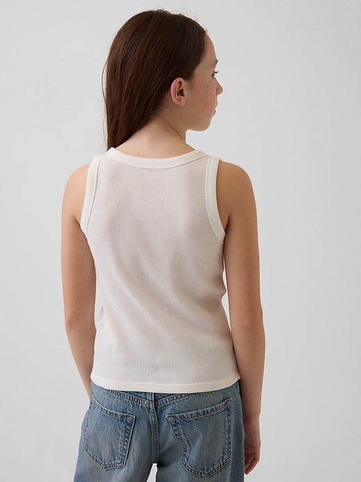 Image number 3 showing, Kid Rib Scoop Tank Top