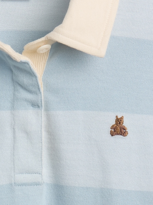 Image number 4 showing, Kids Oversized Rugby Stripe Polo Shirt