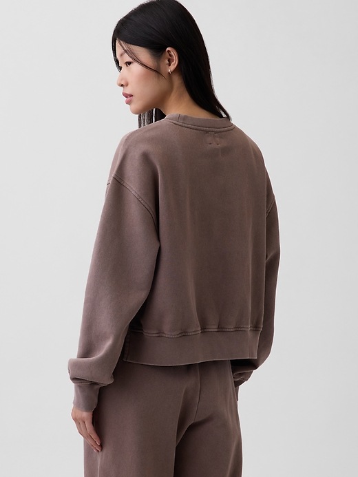 Image number 3 showing, VintageSoft Oversized Split-Hem Sweatshirt