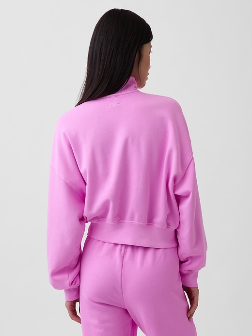 Image number 3 showing, VintageSoft Oversized Half-Zip Wedge Pullover