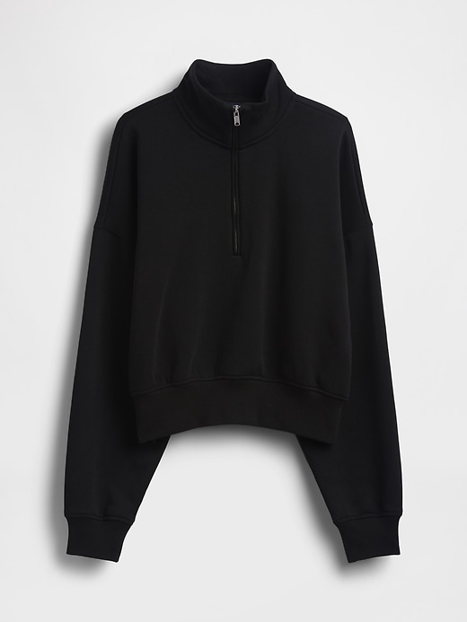 Image number 6 showing, VintageSoft Oversized Half-Zip Wedge Pullover