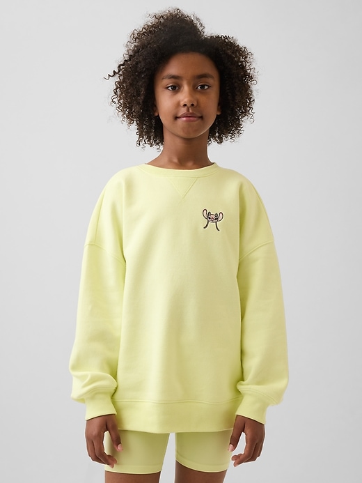 Image number 1 showing, Gap × Disney Kids VintageSoft Oversized Sweatshirt