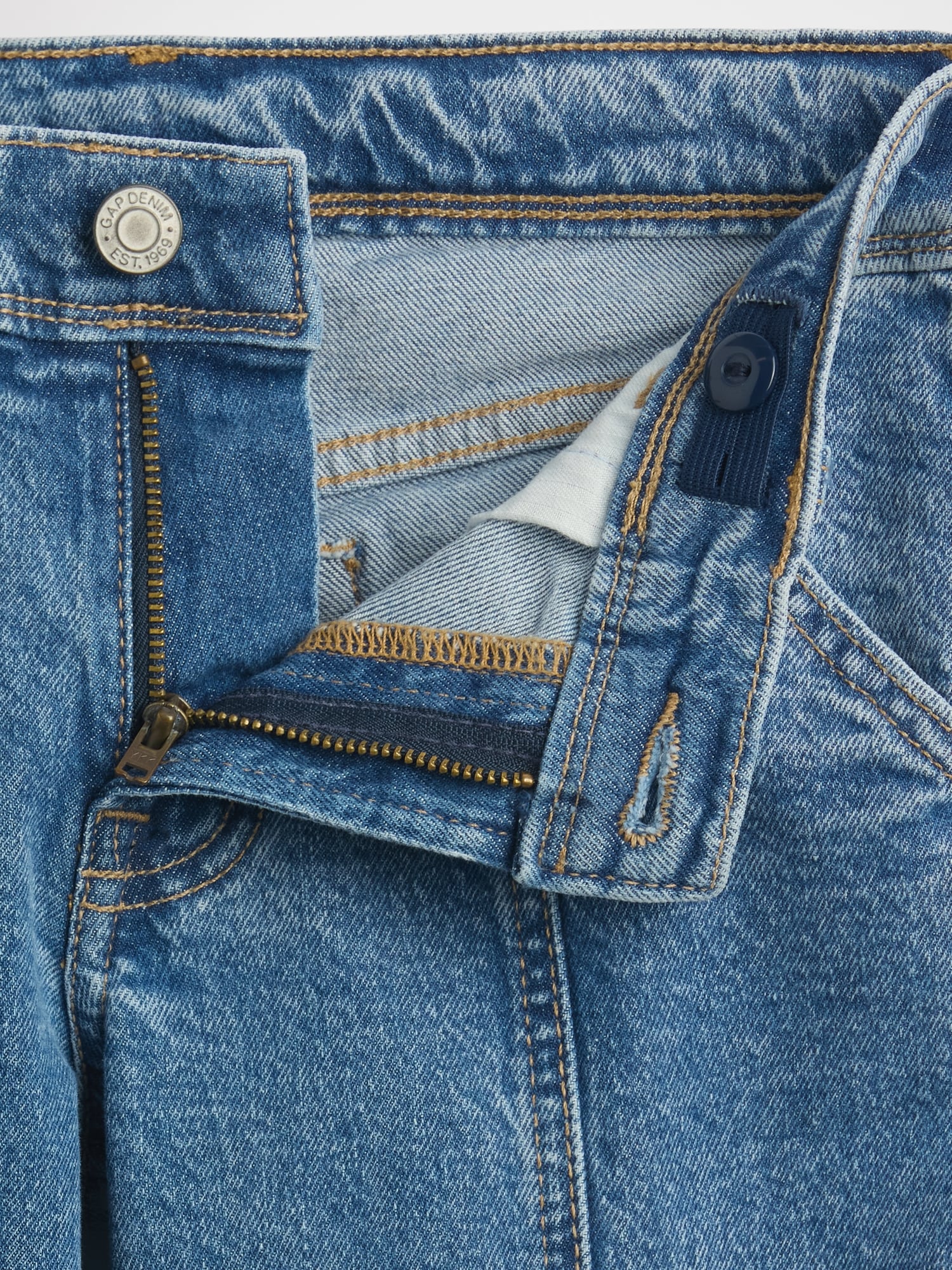 Kids Low Rise Seamed Relaxed Flare Jeans