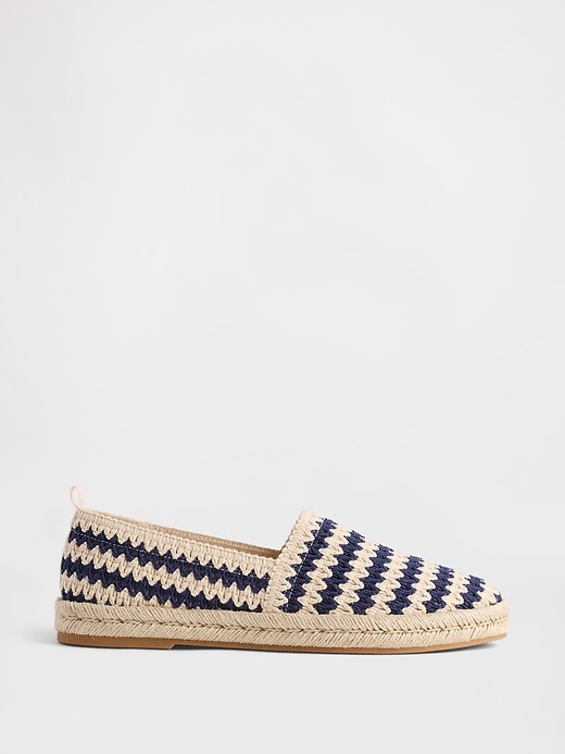 Image number 1 showing, Crochet Espadrille Flats
