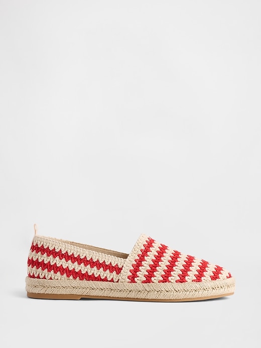 Image number 1 showing, Crochet Espadrille Flats