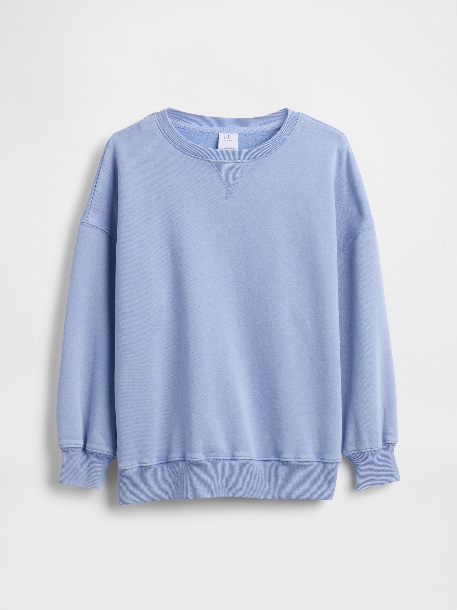 Детский свитшот Gap VintageSoft Oversized Tunic, цвет: Bright Hyacinth — фото 2