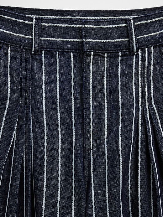 Image number 7 showing, Gap × HFR Extra High Rise Stripe Denim Trousers by LaTouché