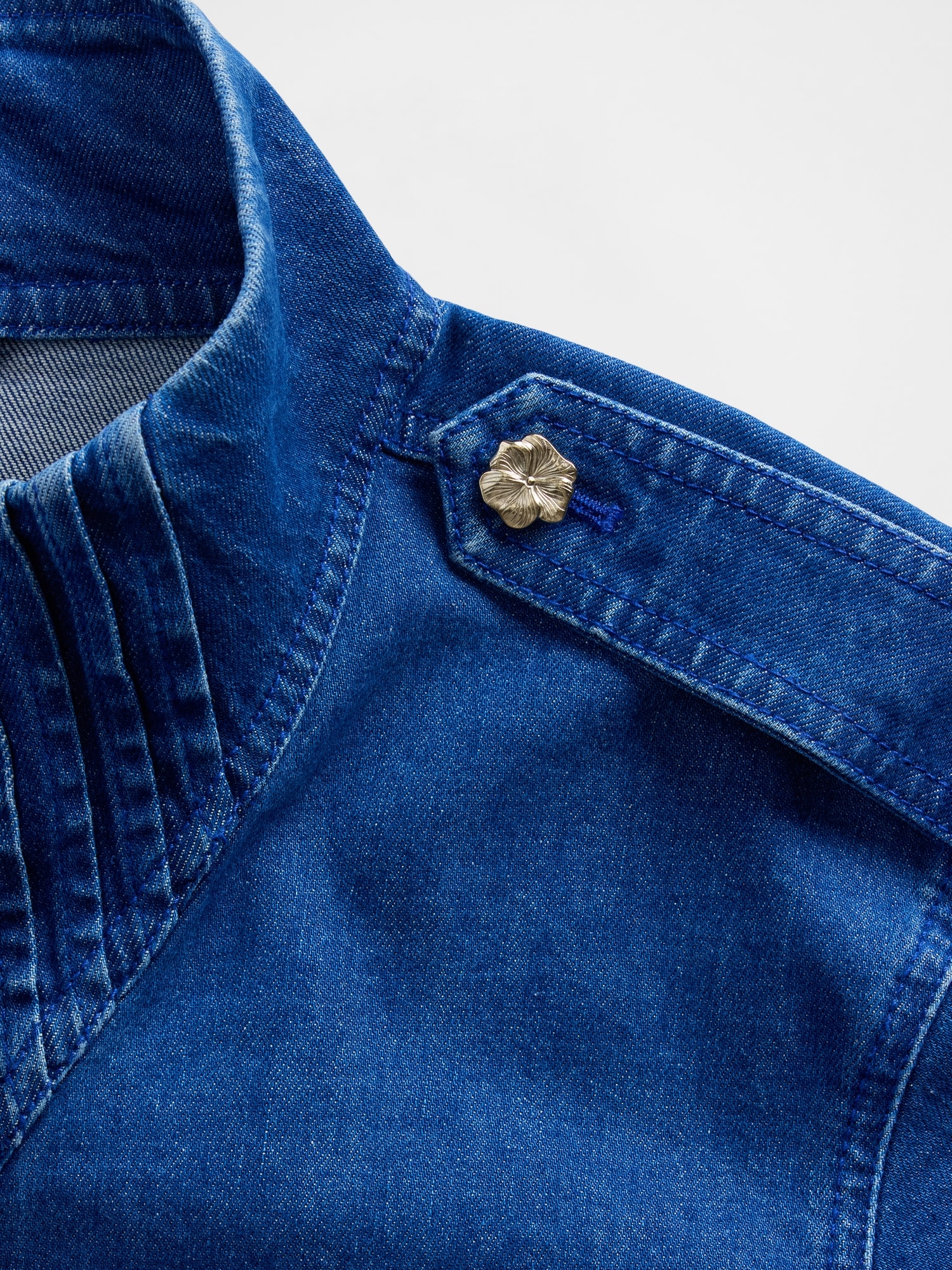 Gap × HFR Denim Pintuck Jacket by Atelier Ndigo