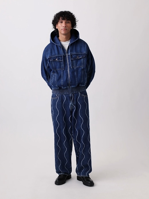 Gap × HFR デニムジャケット　フーディ Gap × HFR Denim Zip Hoodie by Daveed Baptiste | Gap
