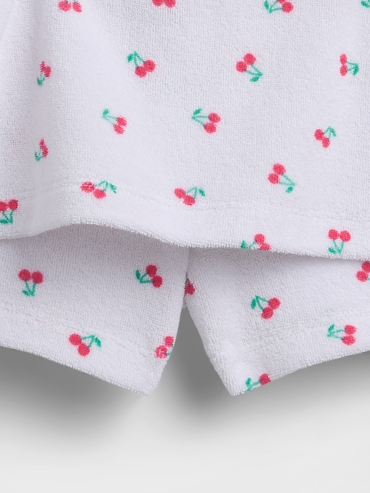 Image number 3 showing, Kids Towel Terry Skort Outfit Set