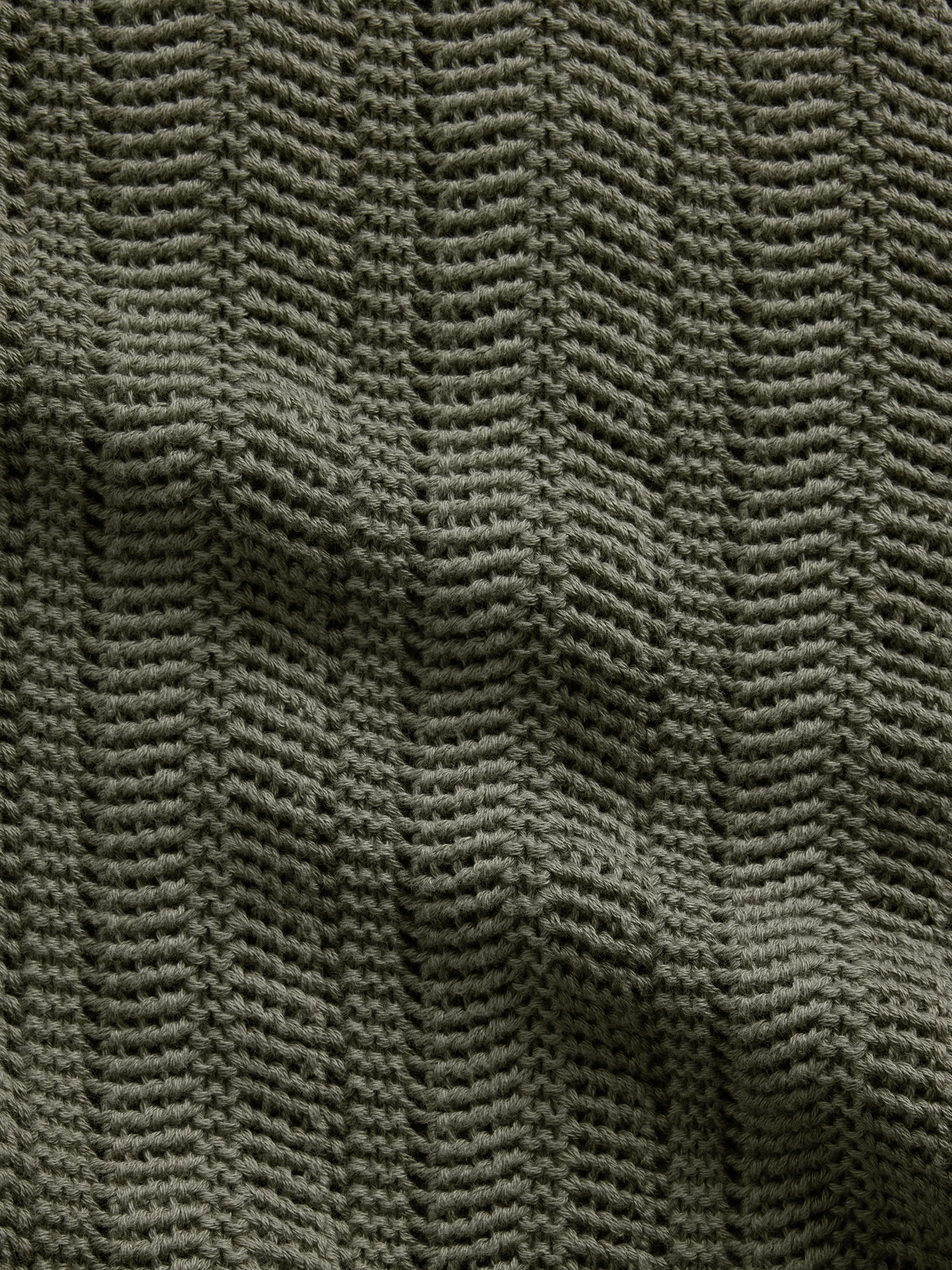 Herringbone Crochet Sweater Shirt