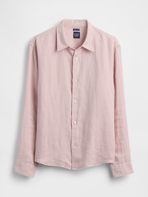 Image number 5 showing, 100% Linen Relaxed Shirt