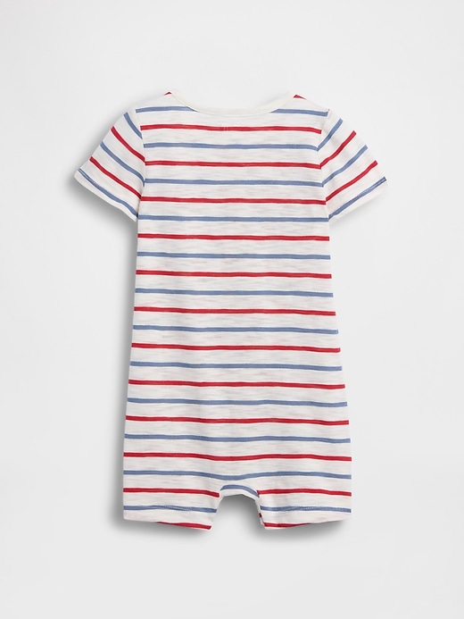 Image number 2 showing, Baby First Favorites Henley Shorty One-Piece