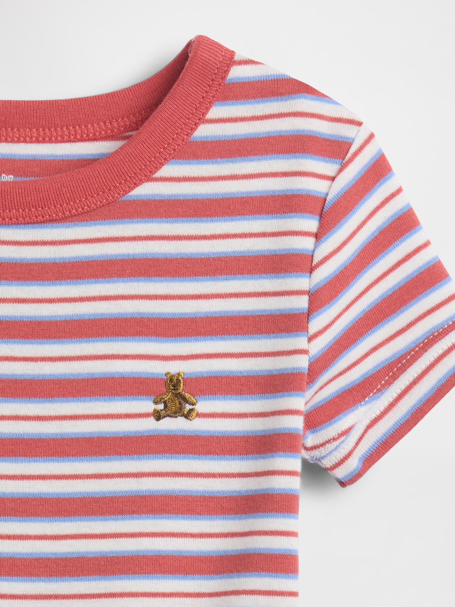 Baby & Toddler Organic Brushed Cotton Stripe PJ Short Set