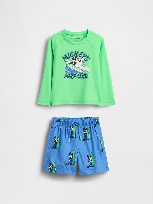 Image number 1 showing, Gap × Disney Baby & Toddler Rash Guard Swim Set