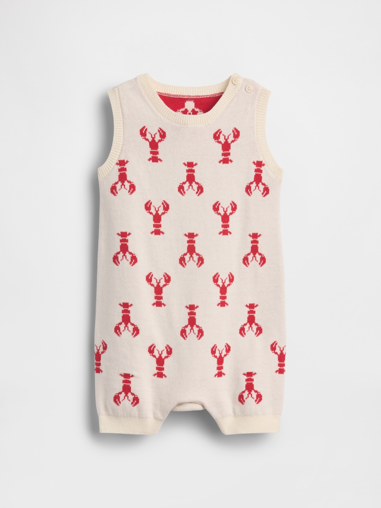 Baby Lobster Sweater Shorty One-Piece