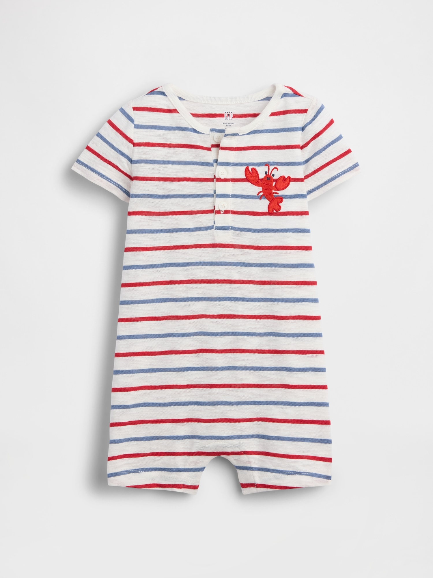 Baby First Favorites Henley Shorty One-Piece