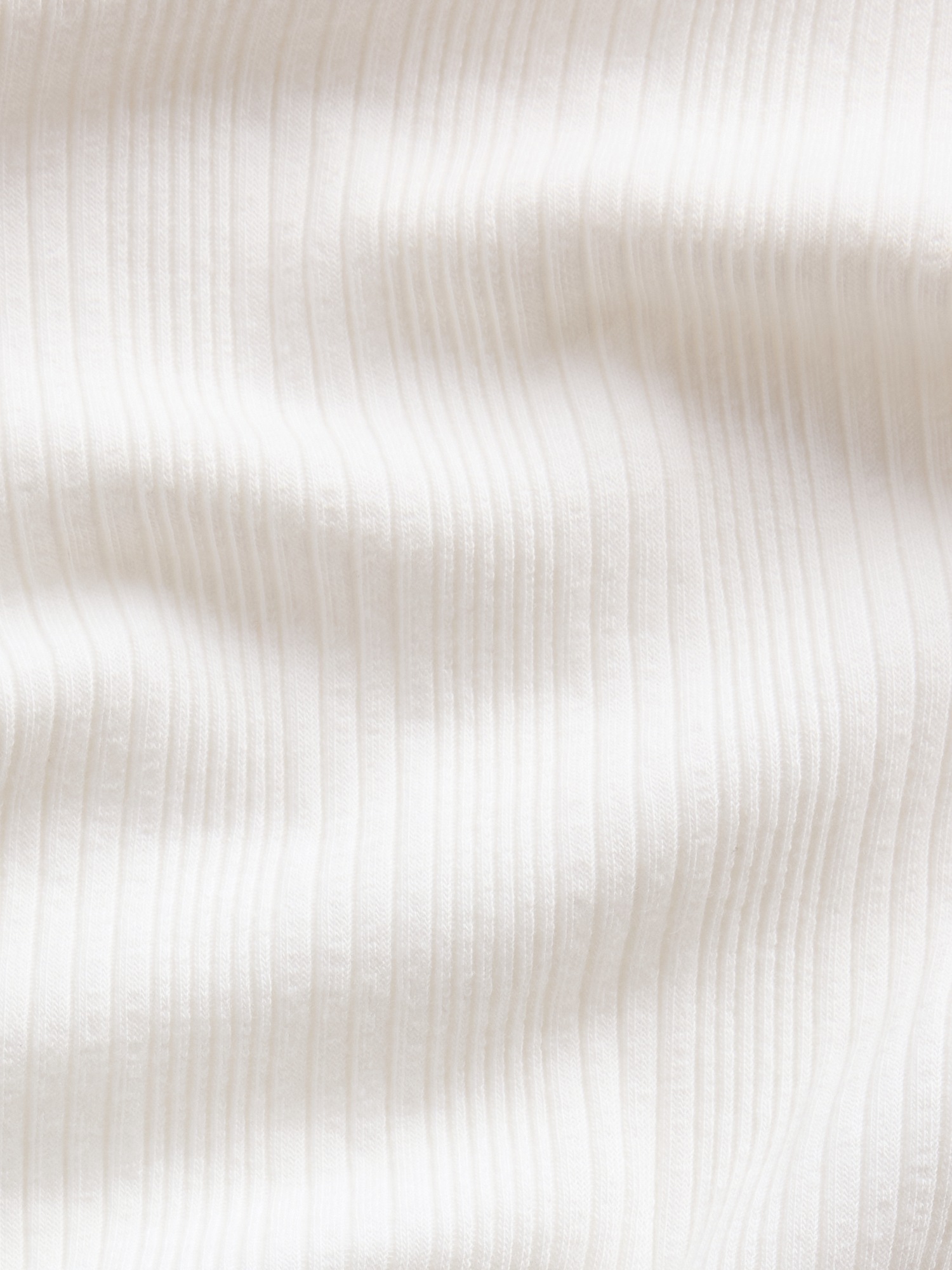 Детская футболка Gap Variegated Rib Fitted, цвет: Молочный белый — фото 4