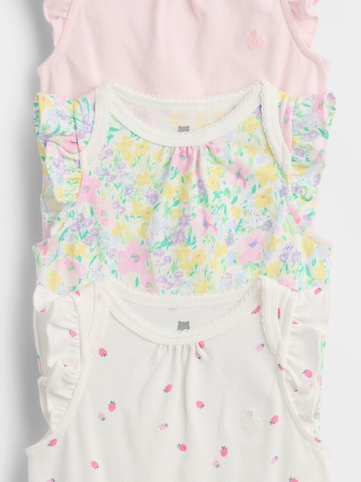 Image number 3 showing, Baby First Favorites Organic Cotton Bodysuit (3-Pack)