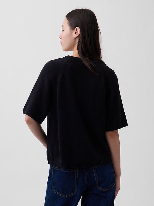 Image number 3 showing, CashSoft Raglan Sweater T-Shirt