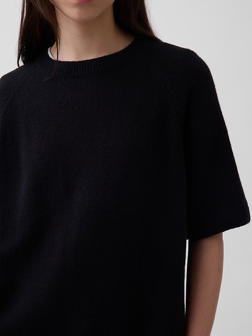 Image number 4 showing, CashSoft Raglan Sweater T-Shirt