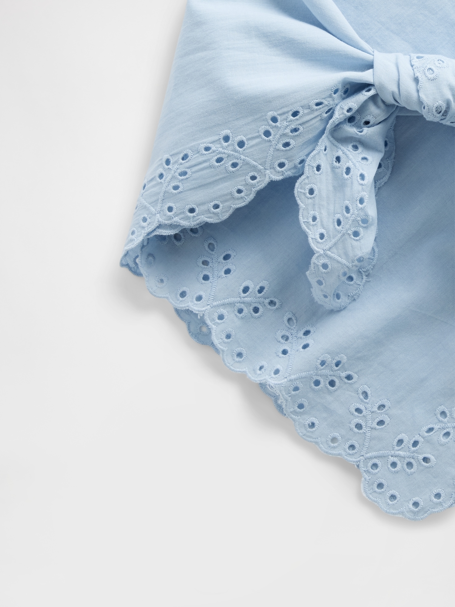100% Cotton Eyelet Bandana Scarf