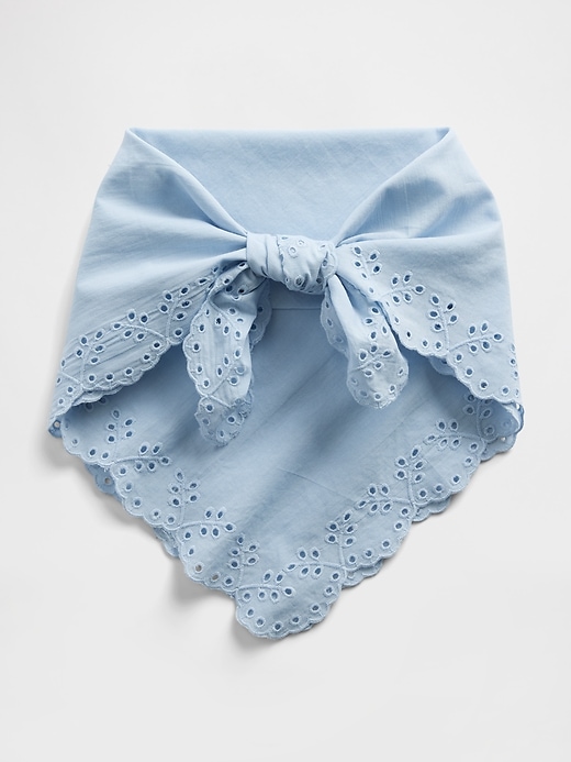 Image number 1 showing, Eyelet Bandana Scarf
