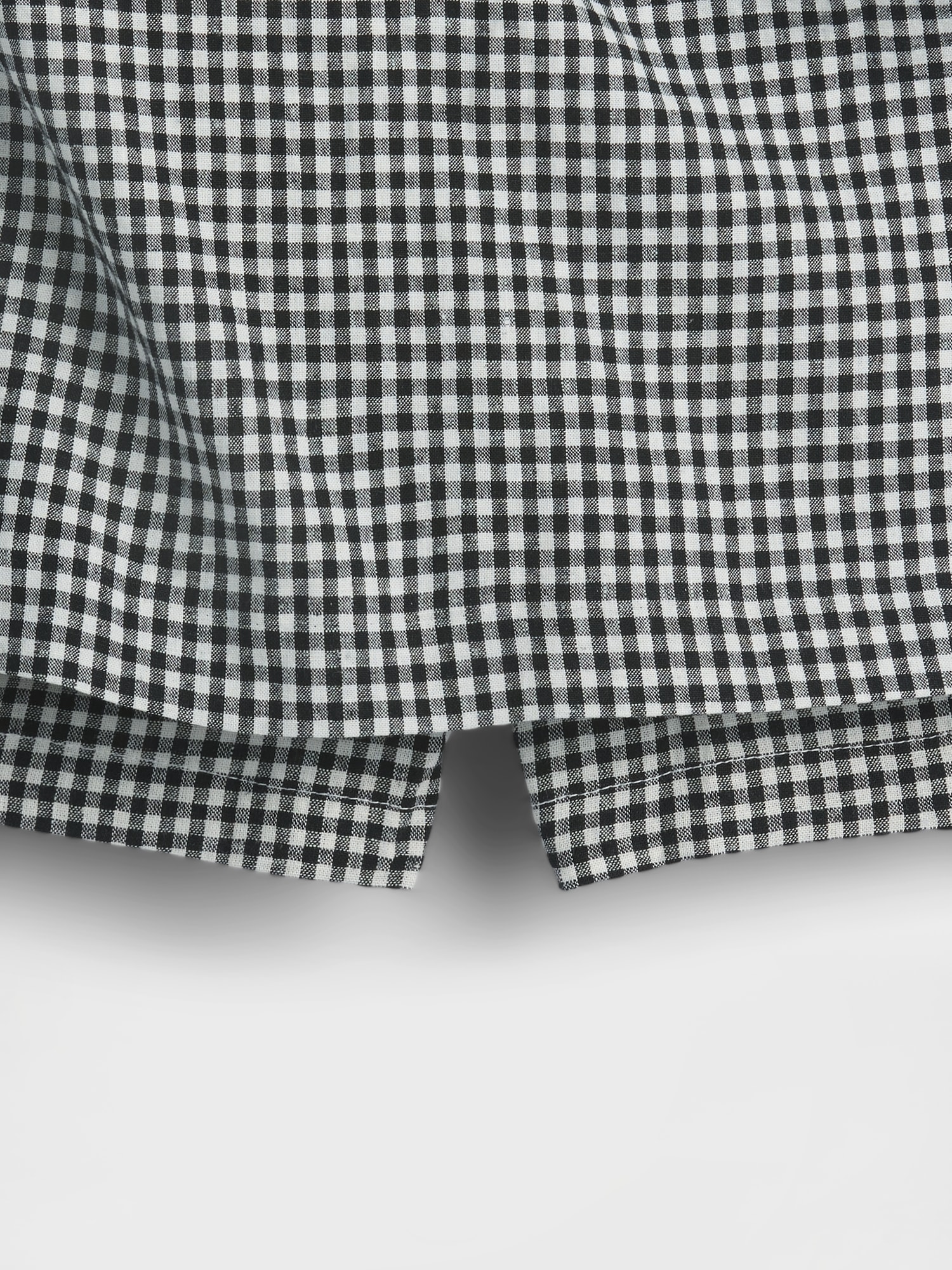 Linen-Blend Mini Skort