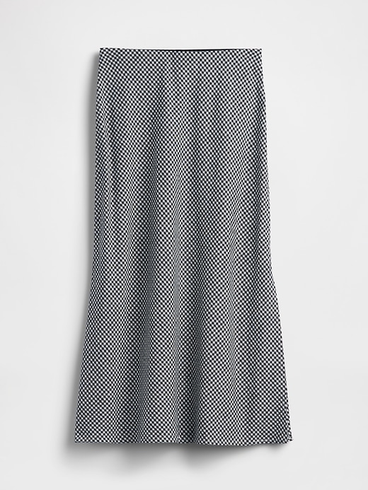 Image number 5 showing, Linen-Blend Maxi Slip Skirt