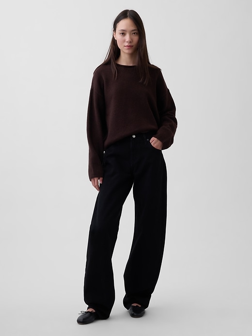 Image number 2 showing, CashSoft Oversized Rollneck Sweater