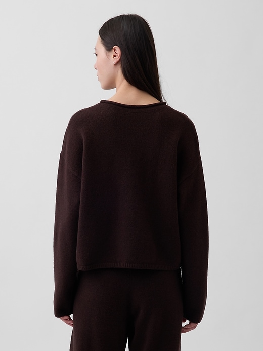 Image number 3 showing, CashSoft Oversized Rollneck Sweater
