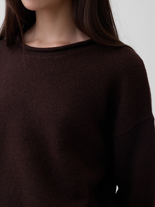 Image number 4 showing, CashSoft Oversized Rollneck Sweater