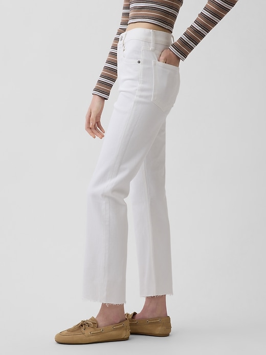 Image number 3 showing, High Rise ’90s Slim Straight Crop Jeans