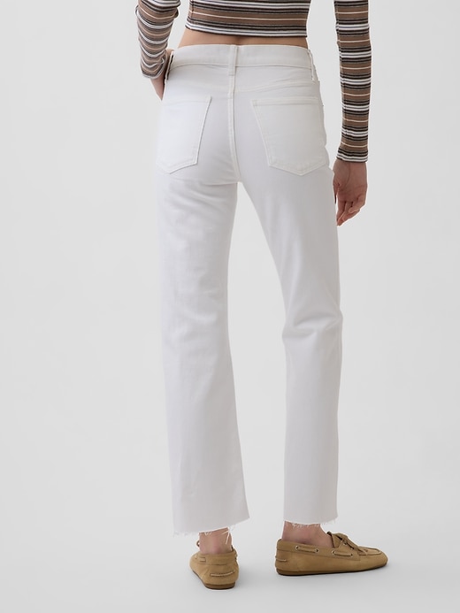 Image number 4 showing, High Rise ’90s Slim Straight Crop Jeans