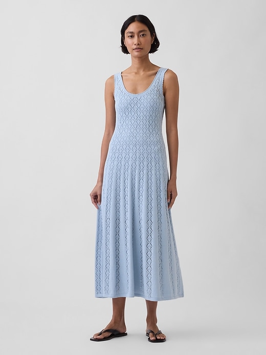 Pointelle Maxi Dress