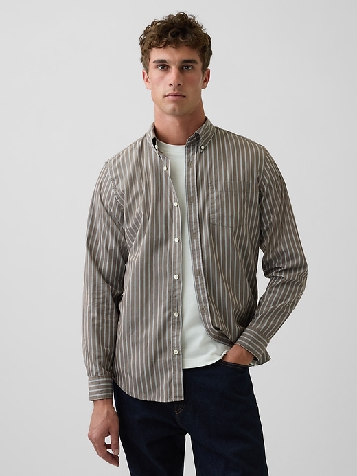 Image number 1 showing, Organic Cotton Poplin Classic Shirt